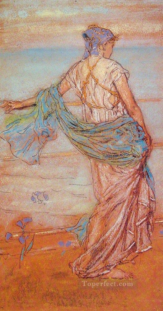 Annabel Lee James Abbott McNeill Whistler Pintura al óleo